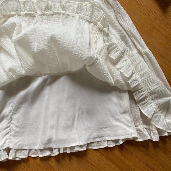 Free People Ivory Crochet Detail Mini Dress - Picture 5 of 6